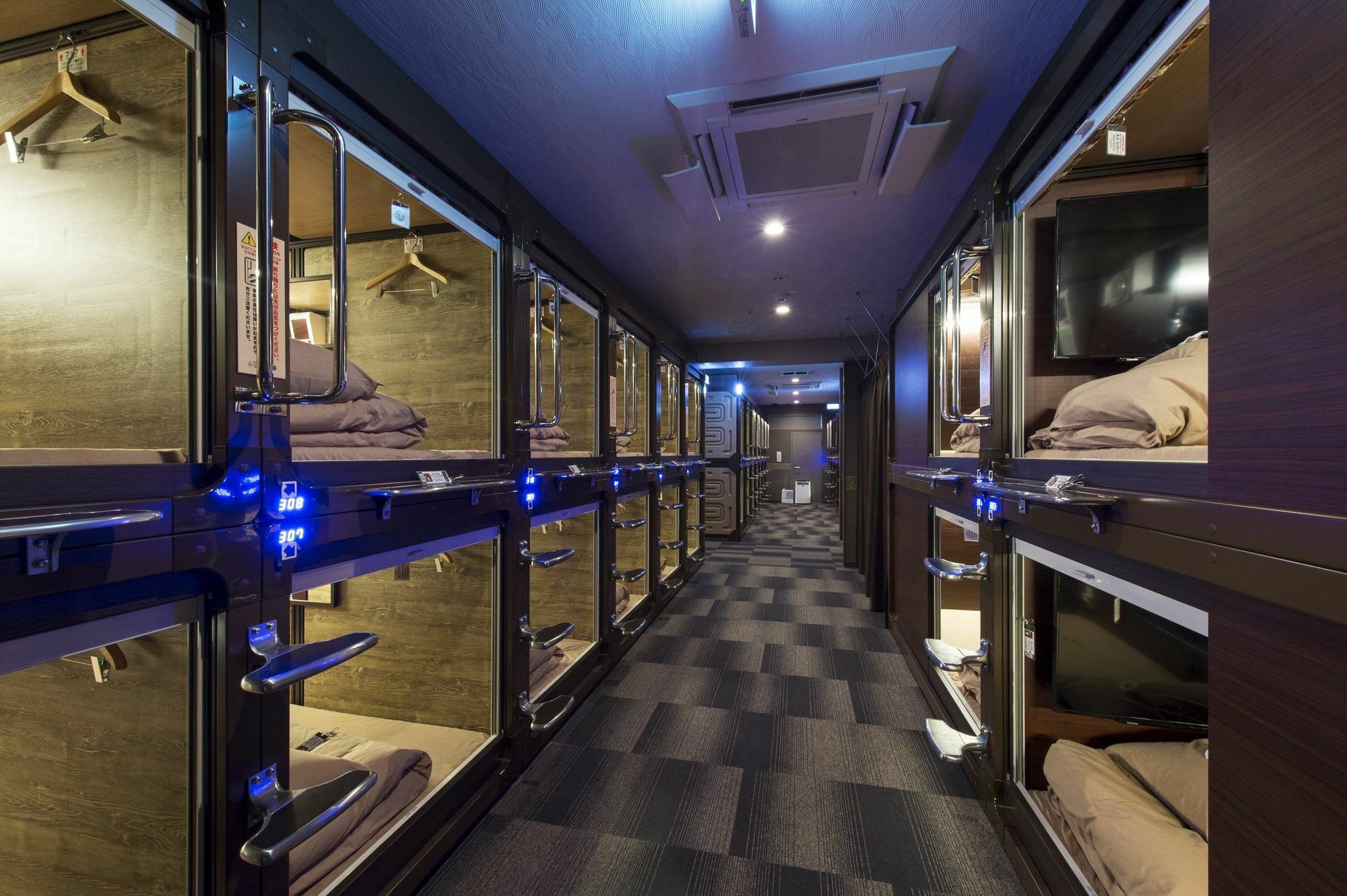 Kapslový hotel Anshin Oyado Ogikubo Prefektura Tokio